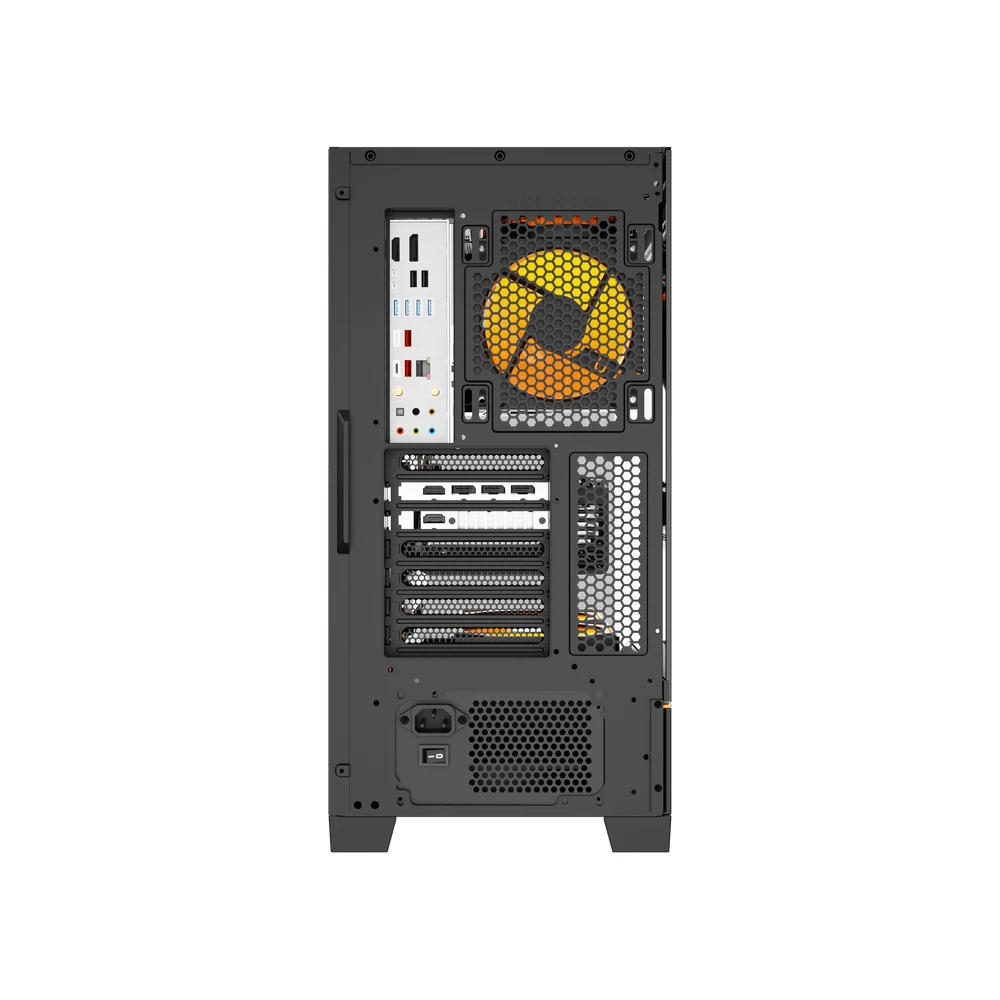 Darkflash кутия Case ATX - K430 Black - 6 x 120 mm A-RGB fans included, USB-C