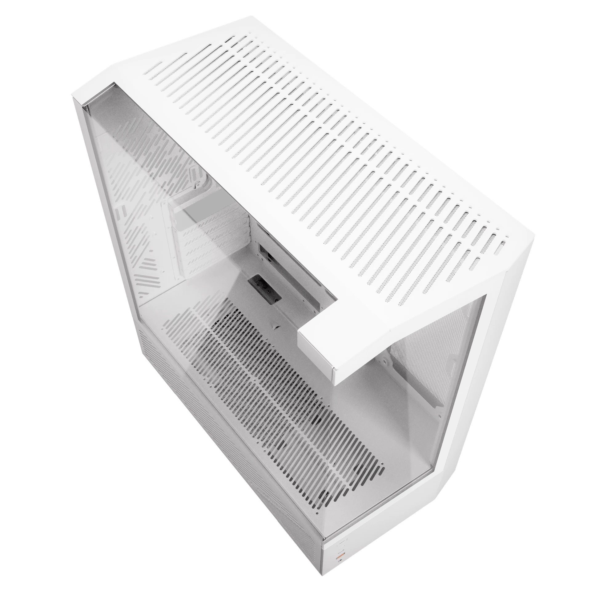 Darkflash кутия Case ATX - DY460 White - 4 x 120 mm A-RGB fans included, USB-C