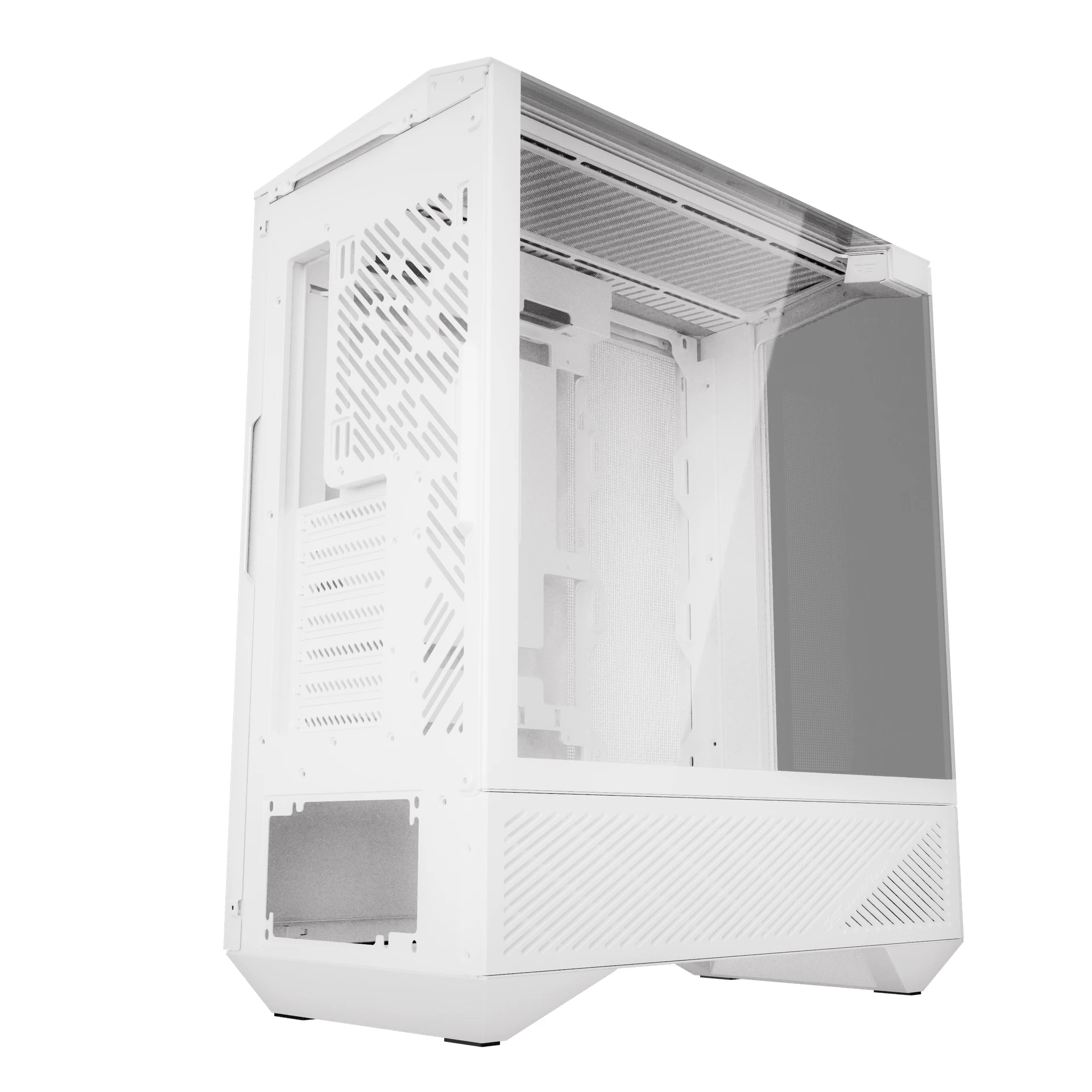 Darkflash кутия Case ATX - DY460 White - 4 x 120 mm A-RGB fans included, USB-C