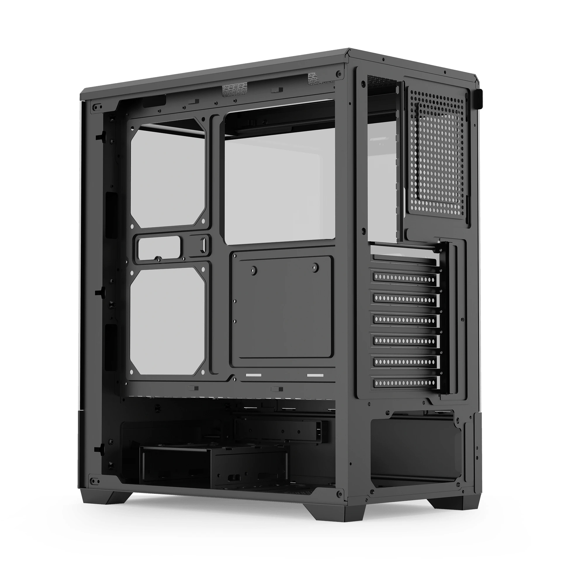 Aigo кутия Case ATX - C365 Black - 3 x 120 mm A-RGB fans included