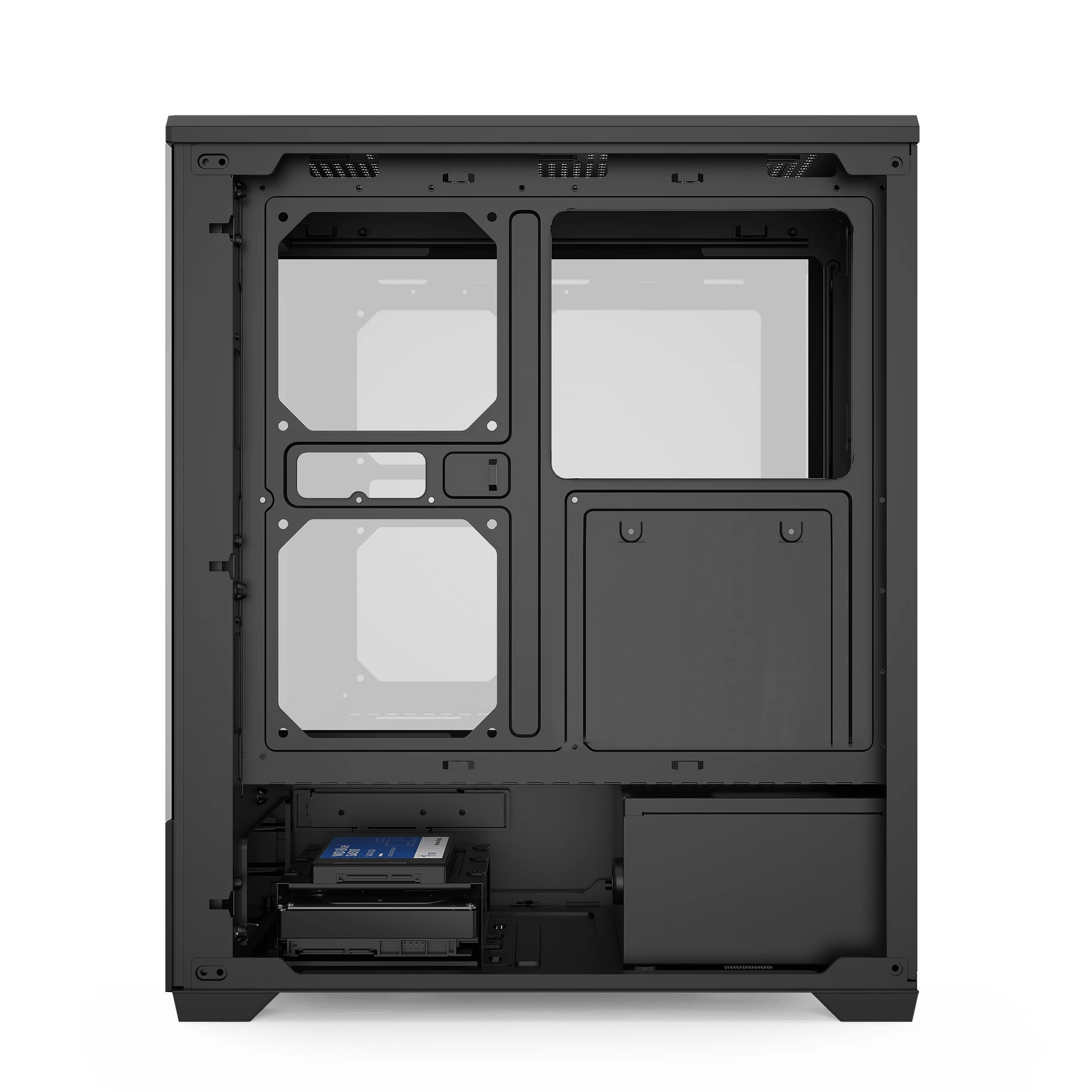 Aigo кутия Case ATX - C365 Black - 3 x 120 mm A-RGB fans included