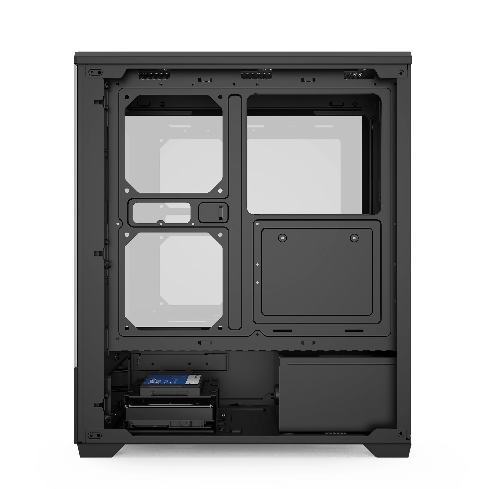Aigo кутия Case ATX - C365 Black - 3 x 120 mm A-RGB fans included