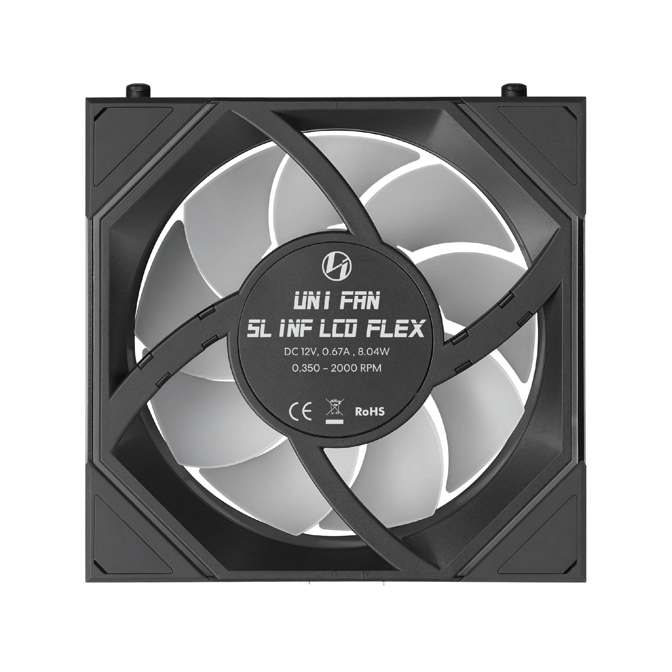 Lian Li Комплект вентилатори Fan Pack 3-in-1 - SL-INF FLEX LCD - Black, Reverse