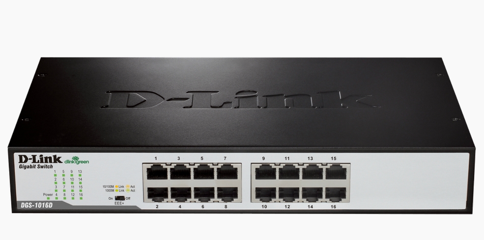 D-Link 16-Port 10/100/1000Mbps Copper Gigabit Ethernet Switch