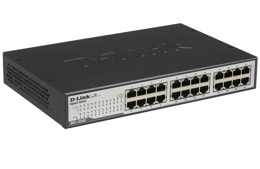 D-Link 24-Port 10/100/1000Mbps Copper Gigabit Ethernet Switch