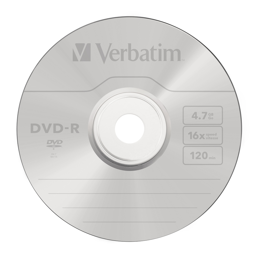 Verbatim DVD-R AZO 4.7GB 16X MATT SILVER SURFACE (10 PACK)