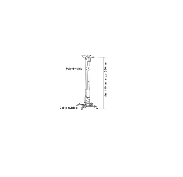 Sunne Universal Ceiling Projector Bracket