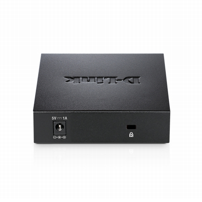 D-Link 5-port 10/100/1000 Gigabit Metal Housing Desktop Switch