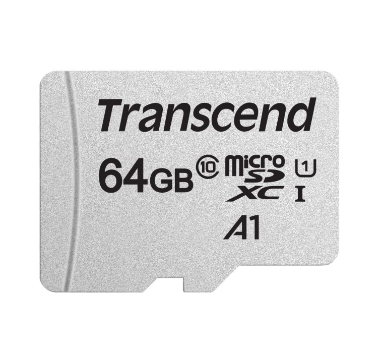 Transcend 64GB microSD w/o adapter UHS-I U1 A1