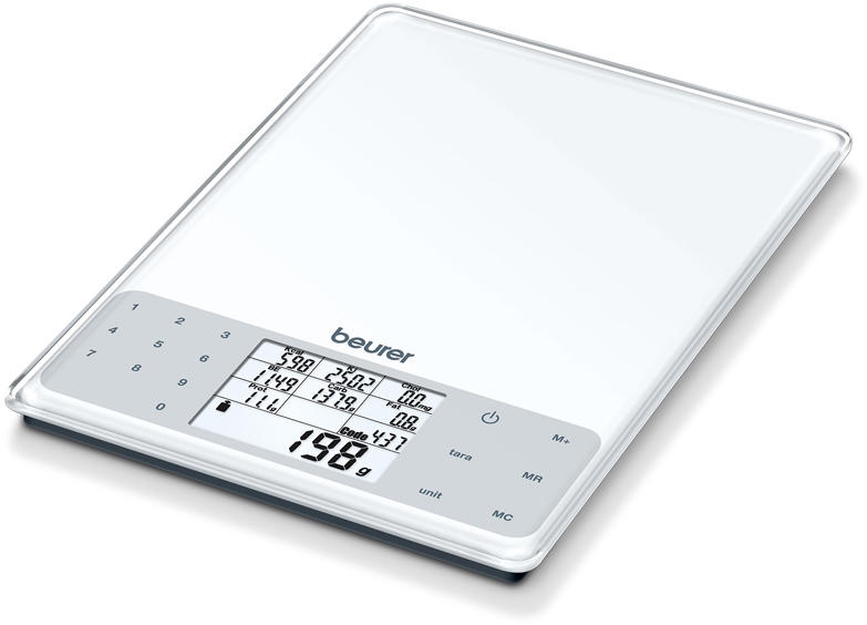 Beurer DS 61 nutritional analysis scale; Nutritional and energy values for 950 saved foods (kcal