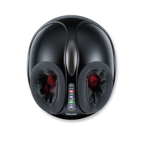 Beurer FM 90 Shiatsu foot massager;Shiatsu and air pressure massage; Heat function; 3 massage programmes; 3 intensity levels of air compression massage; shoe size 46; washable and removable cover