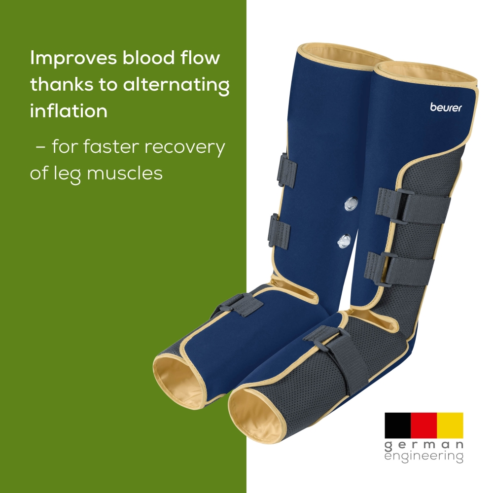 Beurer FM 150 leg massager; Air pressure massage; Timer; Safety Stop; Medical device
