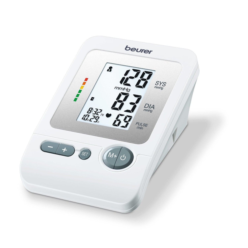 Beurer BM 26 Upper arm blood monitor; risk indicator; arrhythmia detection; medical device; circumferences 22-35 cm; storage bag
