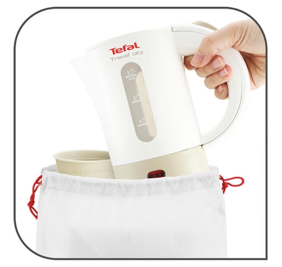 Tefal KO120130 TRAVEL CITY2 0.5L white & grey