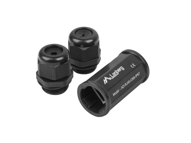 Lanberg RJ-45 inline coupler IP67 CAT.6 FTP waterproof