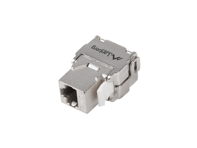 Lanberg keystone TOOL-LESS module RJ45 180° FTP CAT.6a