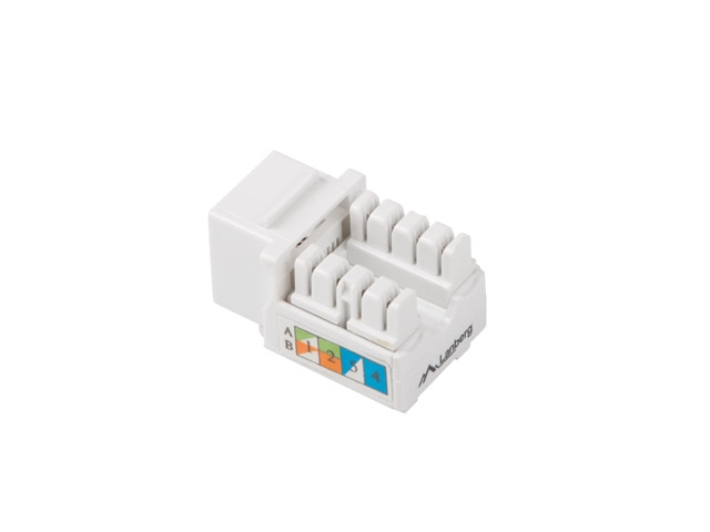 Lanberg keystone module RJ45 90° UTP CAT.6