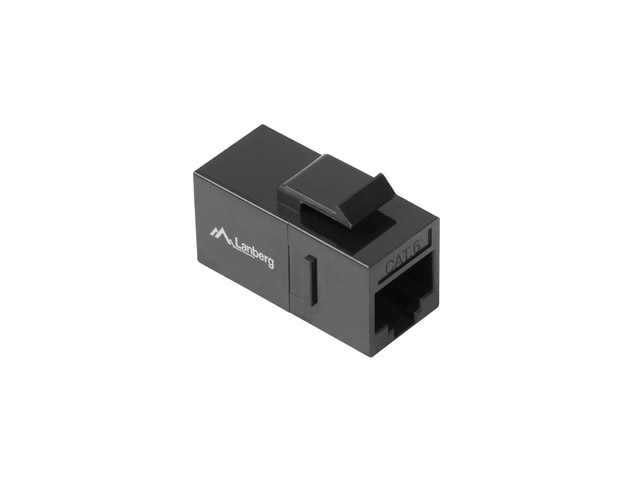 Lanberg feed-trru keystone connector RJ45->RJ45 UTP CAT.6