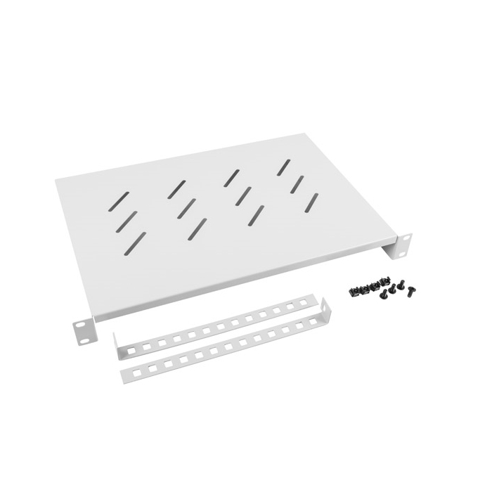 Lanberg 19" fixed shelf 1U / 483x300mm