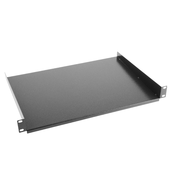 Lanberg 19" fixed shelf 1U / 483x315mm