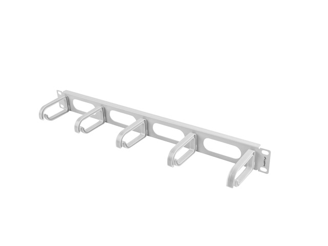 Lanberg 19" cable management AK-1205-S panel 5 rings - type b 1U