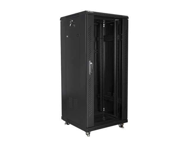 Lanberg rack cabinet 19" free-standing 27U / 600x600 self-assembly flat pack