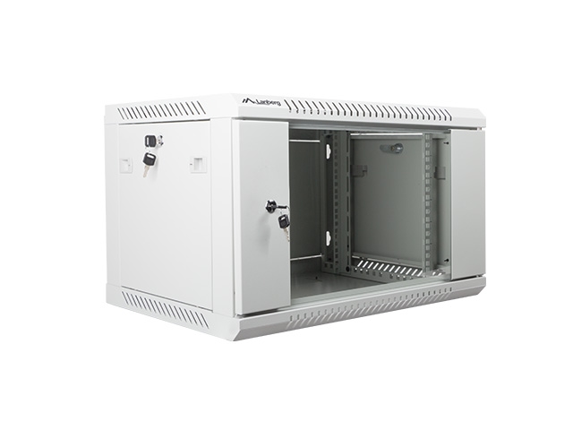 Lanberg rack cabinet 19" wall-mount 6U / 600x450 for self-assembly (flat pack)