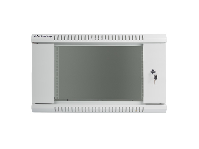 Lanberg rack cabinet 19" wall-mount 6U / 600x600 for self-assembly (flat pack)