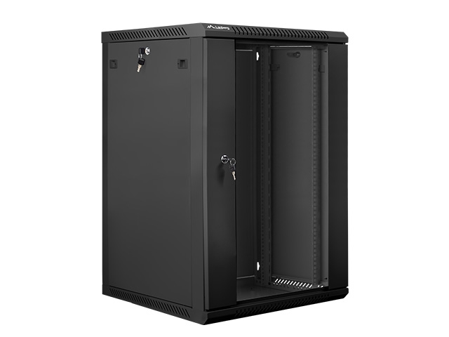 Lanberg rack cabinet 19" wall-mount 18U / 600x600 for self-assembly (flat pack)