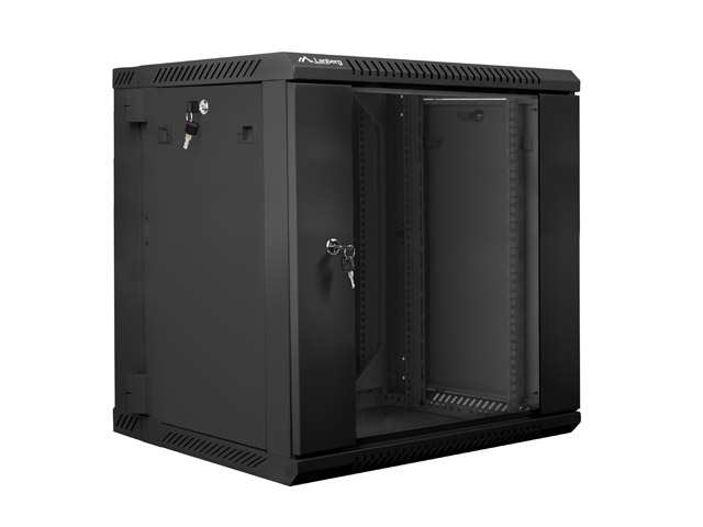 Lanberg rack cabinet 19" double-section wall-mount 12U / 600x600 for self-assembly (flat pack)