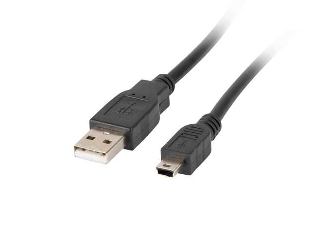 Lanberg USB MINI-B(M) -> USB-A (M) 2.0 cable 1.8m