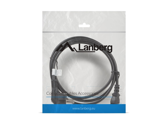 Lanberg CEE 7/7 -> IEC 320 C13 power cord 1.8m VDE