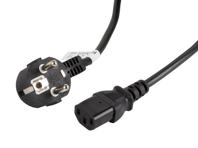 Lanberg CEE 7/7 -> IEC 320 C13 power cord 3m VDE