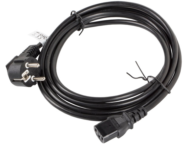 Lanberg CEE 7/7 -> IEC 320 C13 power cord 3m VDE