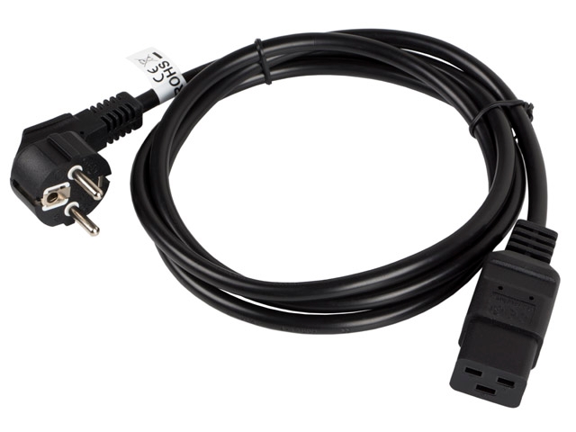 Lanberg CEE 7/7 -> IEC 320 C19 power cord 16A 1.8m VDE