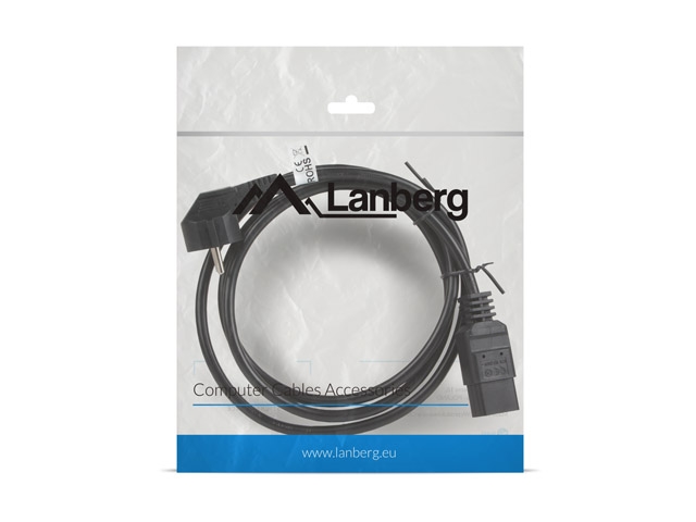 Lanberg CEE 7/7 -> IEC 320 C19 power cord 16A 1.8m VDE