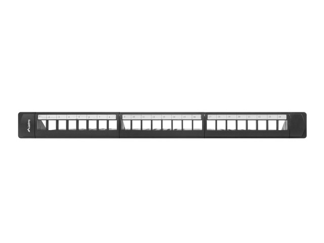 Lanberg patch panel blank 24 port 1U with organizer for keystone modules
