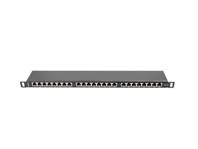 Lanberg patch panel 24 port 0.5U CAT.6 shielded