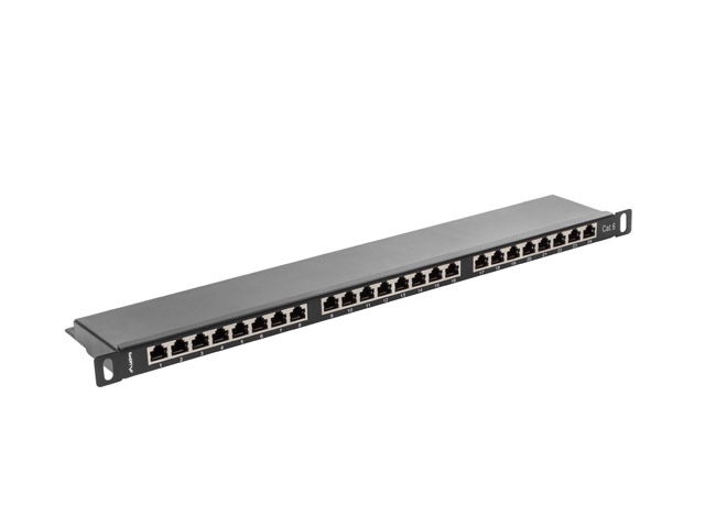 Lanberg patch panel 24 port 0.5U CAT.6 shielded