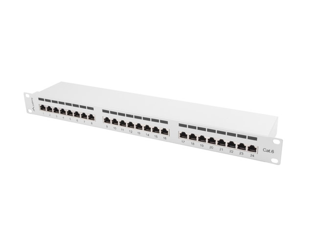 Lanberg patch panel 24 port 1U CAT.6 shielded