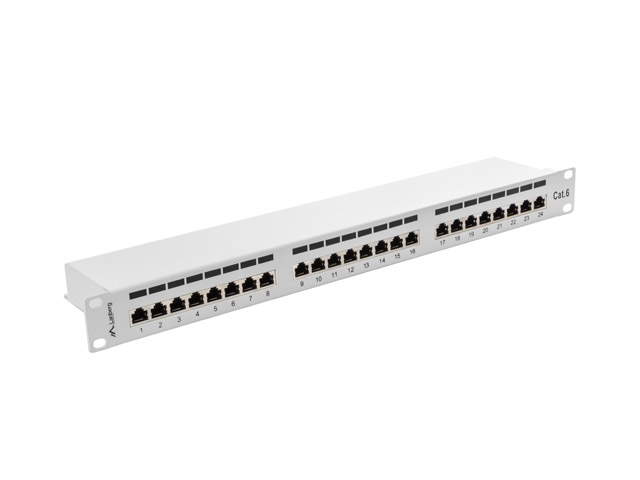 Lanberg patch panel 24 port 1U CAT.6 shielded