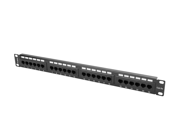 Lanberg patch panel 24 port 1U CAT.5E