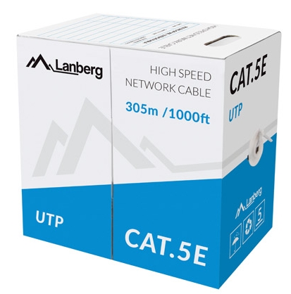Lanberg LAN cable UTP CAT.5E 305m stranded CCA