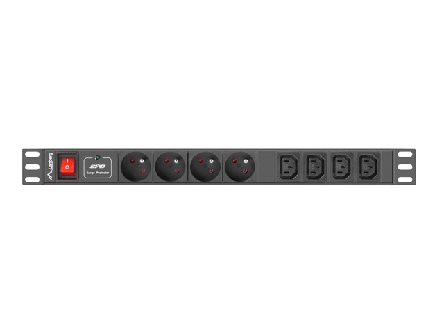 Lanberg power distribution unit (PDU) 19"1U 10A 8 SOCKETS 2M