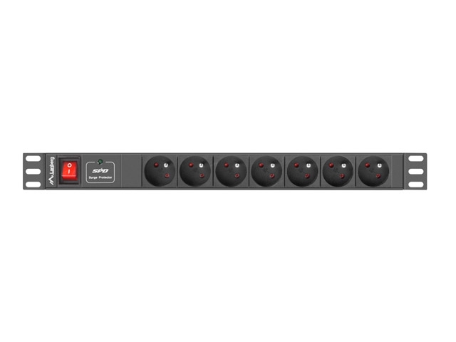 Lanberg power distribution unit (PDU) 19"1U 10A 7 SOCKETS 2M