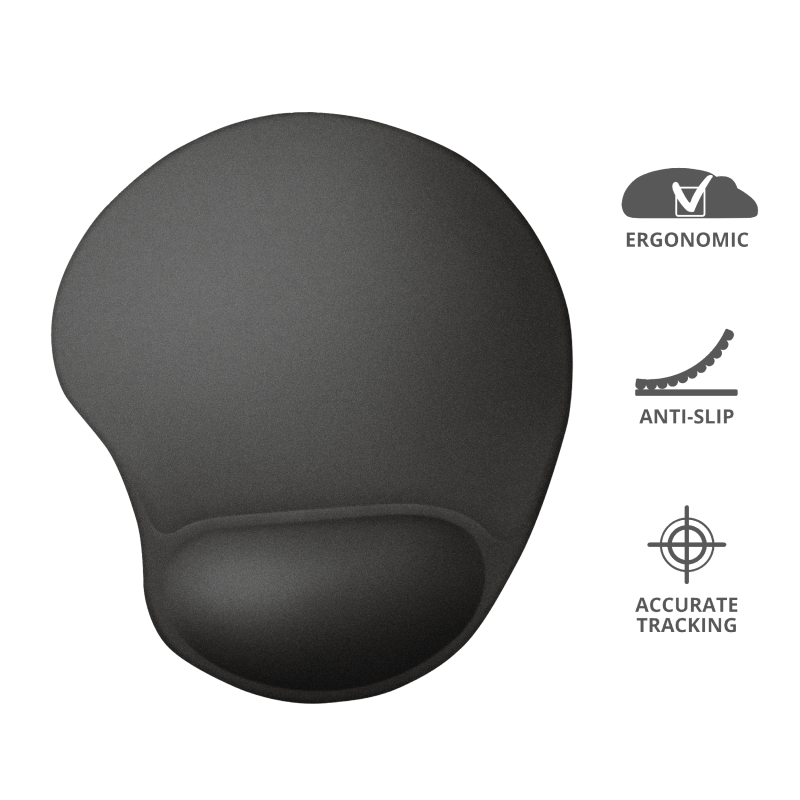 TRUST Bigfoot Mousepad - black