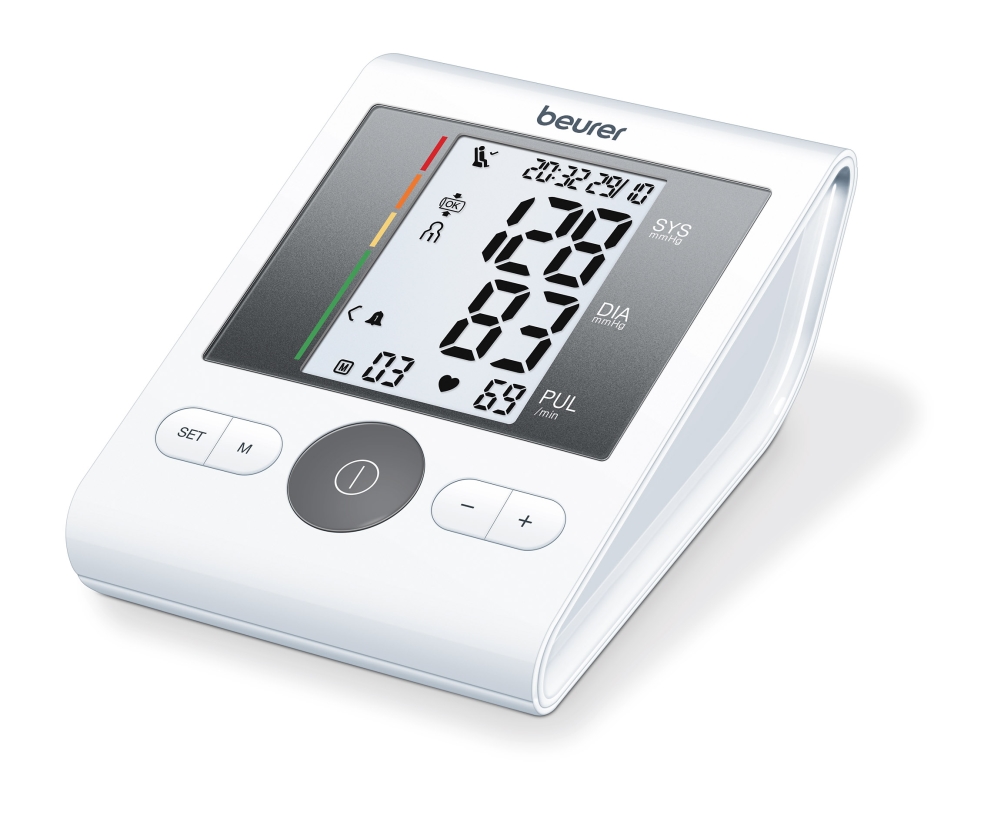 Beurer BM 28 Upper arm blood monitor; risk indicator; arrhythmia detection; cuff position control; medical device; circumferences 22- 42 cm; storage bag