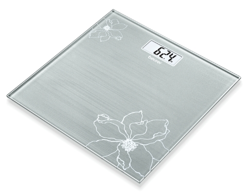 Beurer GS 10 Glass bathroom scale Gray; Automatic switch-off