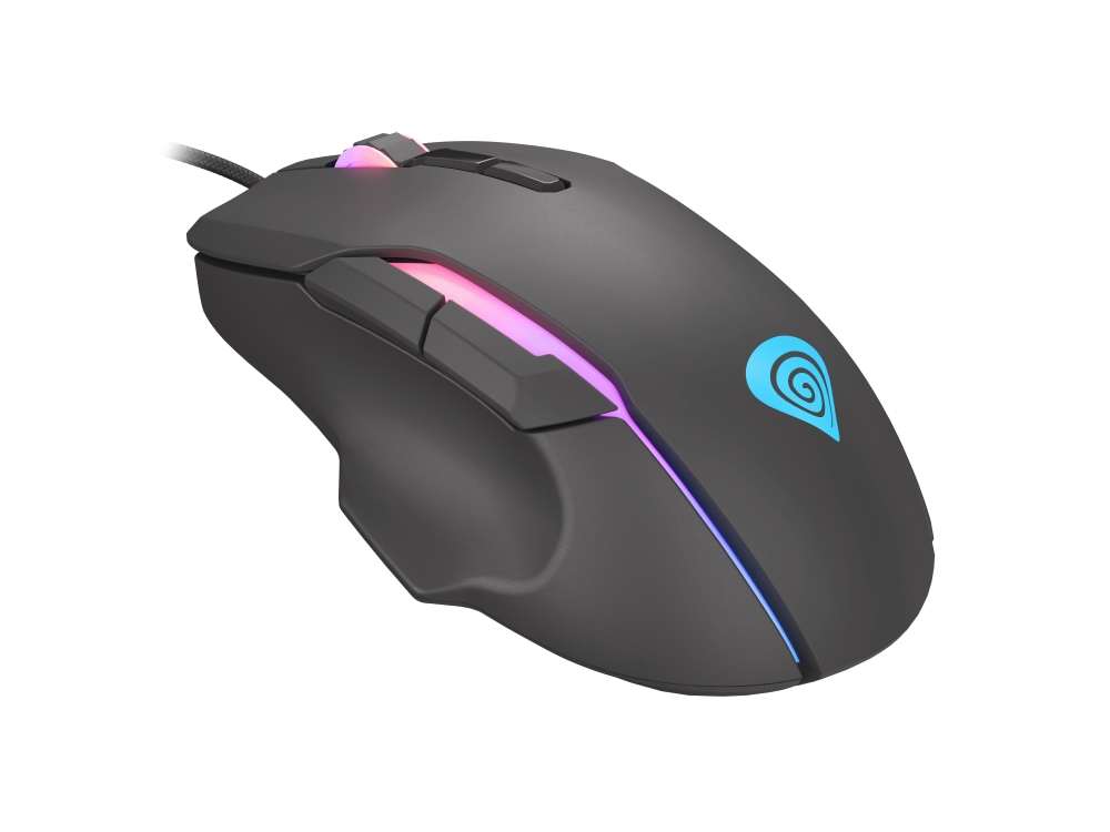 Genesis Gaming Mouse Xenon 220 6400dpi with Software Illuminated Black