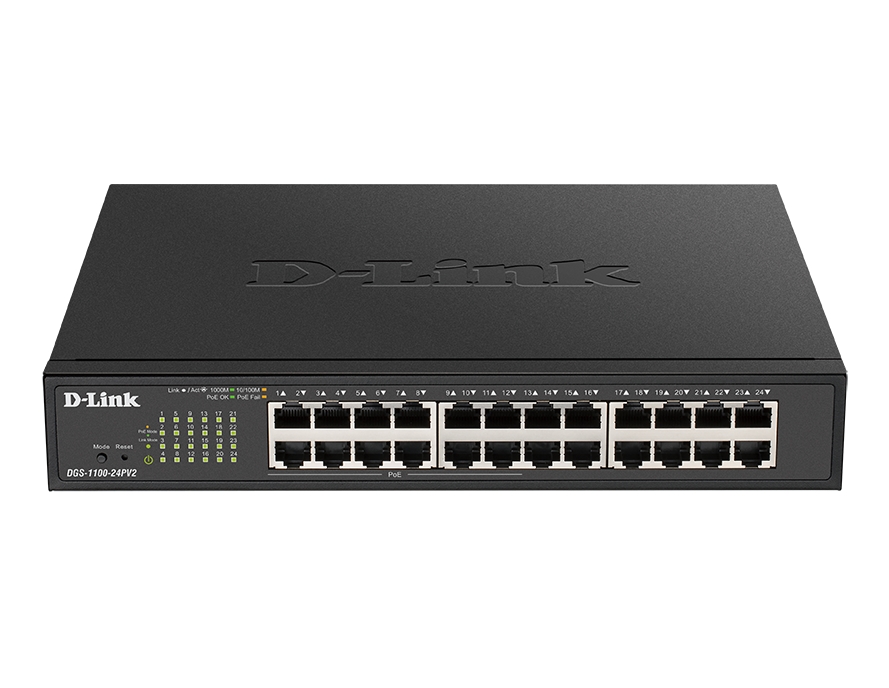 D-Link 24-Port PoE Gigabit Smart Managed Switch